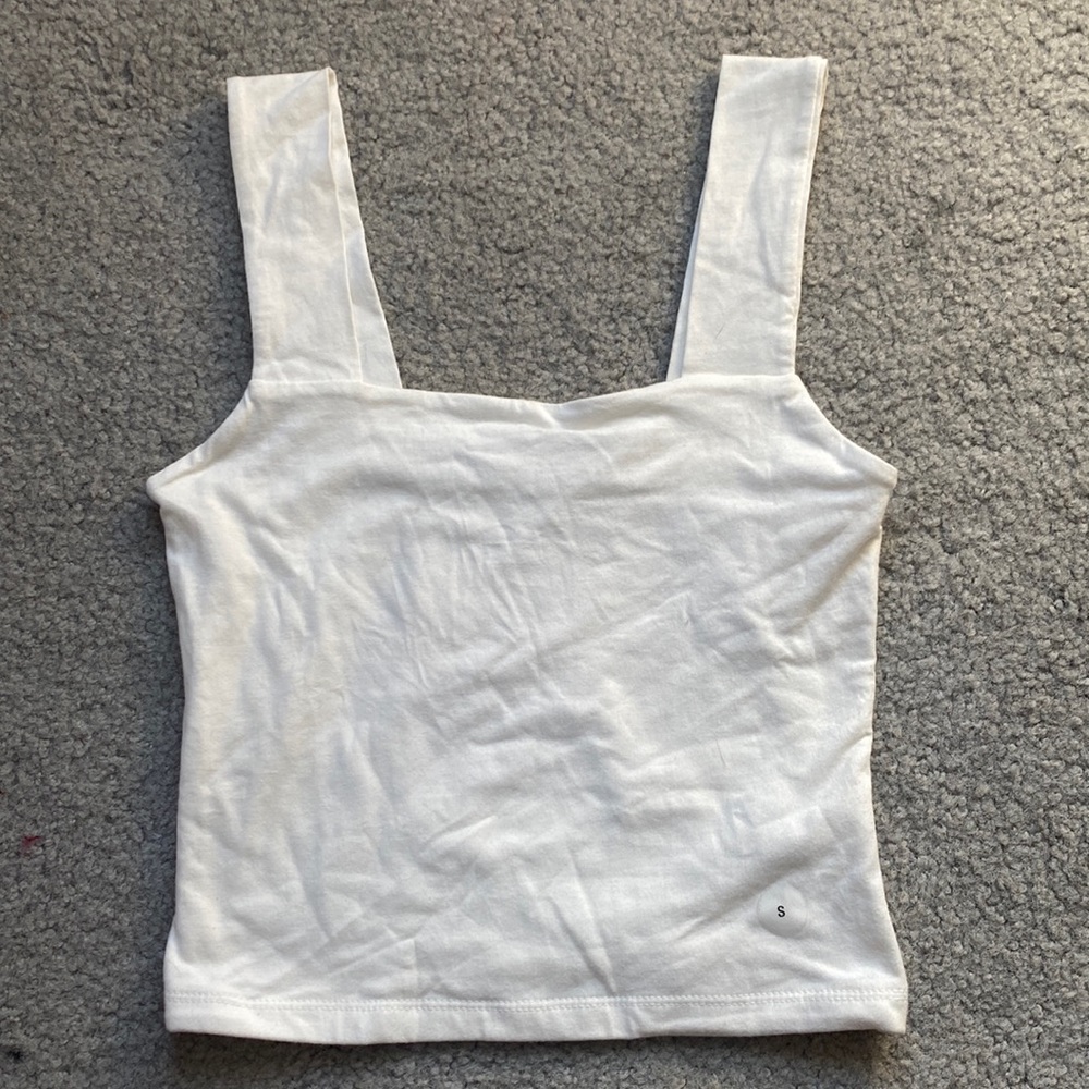 White tank top